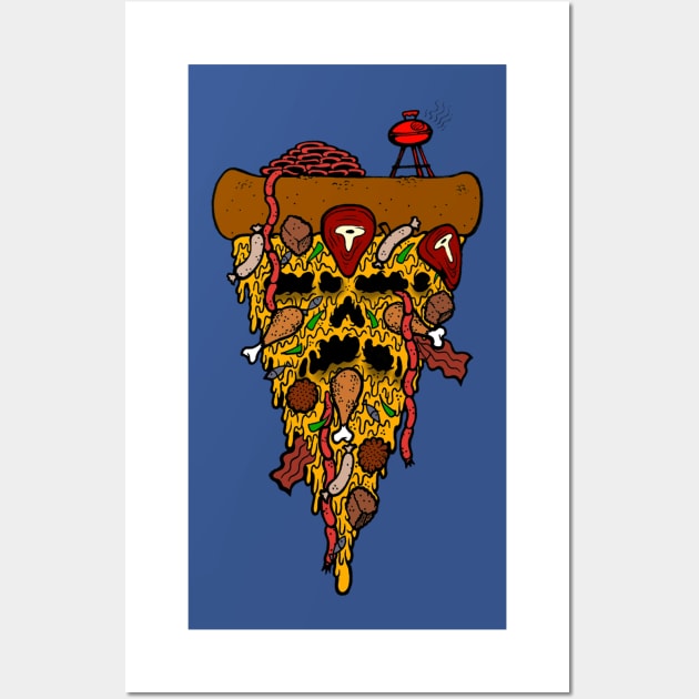 Poison Pizza Collectible MEAT LOVERS PIZZA Wall Art by POISON PIZZA SB